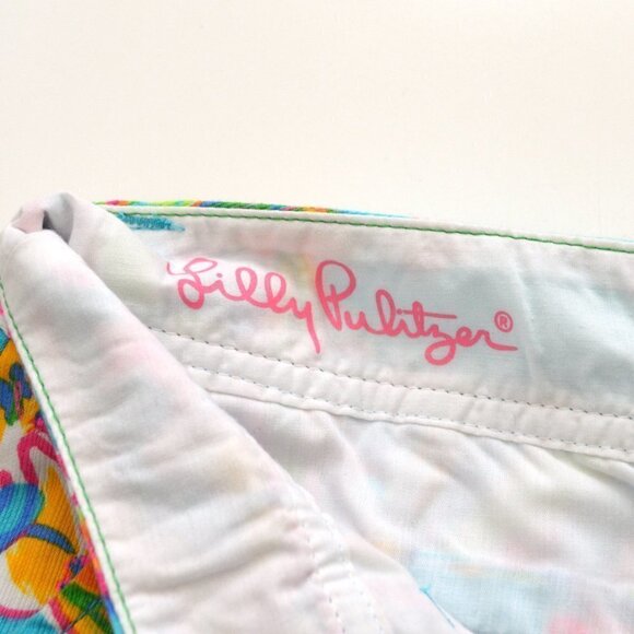 Lilly Pulitzer Callahan Shorts Summer Haze Blue 00 - Picture 5 of 5